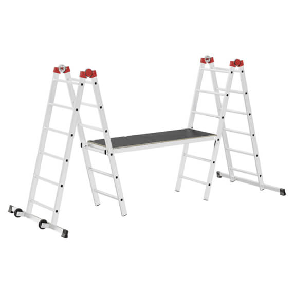 Hailo Multipurpose Aluminium Scaffold Tower (2.3m Platform)
