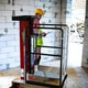 Pop Up IQ LIFT PRO 7 ACTIVe Push Around Manual Scissor Lift