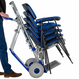 Expresso Multi-Purpose Aluminium Stacking Chairs Sack Truck - 300kg