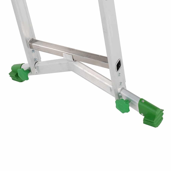 TB Davies Prima 2.6m Aluminium Industrial Combination Ladder (2x8 + 1x7 Rung - 5.4m Extended Length)