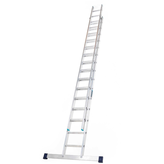 TB Davies Taskmaster EN131 Professional 4.5m Double Extension Ladder (2x17 Rung - 7.97m)