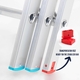 TB Davies Taskmaster EN131 Professional 2.5m Triple Extension Ladder (3x9 Rung - 5.5m)
