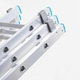 TB Davies Taskmaster EN131 Professional 2.5m Triple Extension Ladder (3x9 Rung - 5.5m)