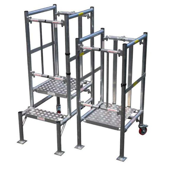 TB Davies SMART-POD 2-Tread Aluminium Industrial Mini Podium Step (0.7m Platform)