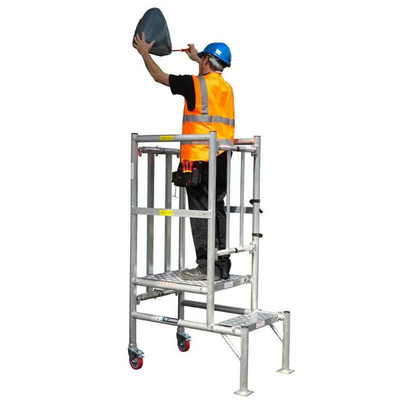 TB Davies SMART-POD 2-Tread Aluminium Industrial Mini Podium Step (0.7m Platform)