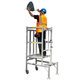 TB Davies SMART-POD 2-Tread Aluminium Industrial Mini Podium Step (0.7m Platform)