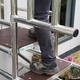 TB Davies TELE-POD 4-5 Tread Aluminium Industrial Telescopic Podium Steps (1.2m - 1.45m Platform)