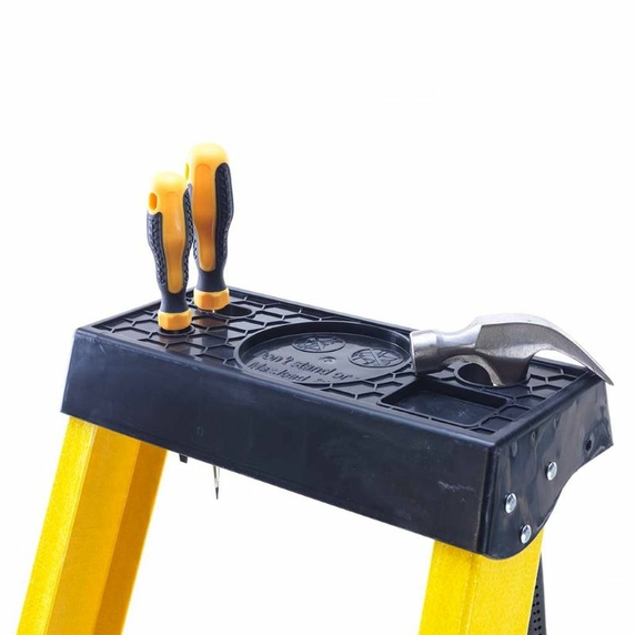 TB Davies INSUL8-P 5-Tread Professional Fibreglass Platform Step with Tool Tray