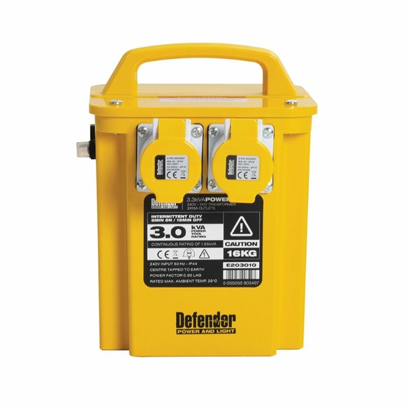 Defender 3kVA Portable Transformer - 16A 110V