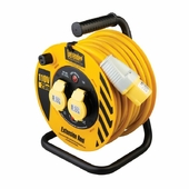 Defender 25m Industrial Cable Reel - 2 x 16A 110V Sockets