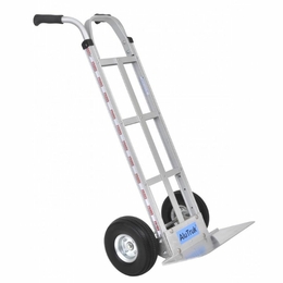AluTruk Aluminium Parcel Sack Truck with Pneumatic Wheels - 300kg