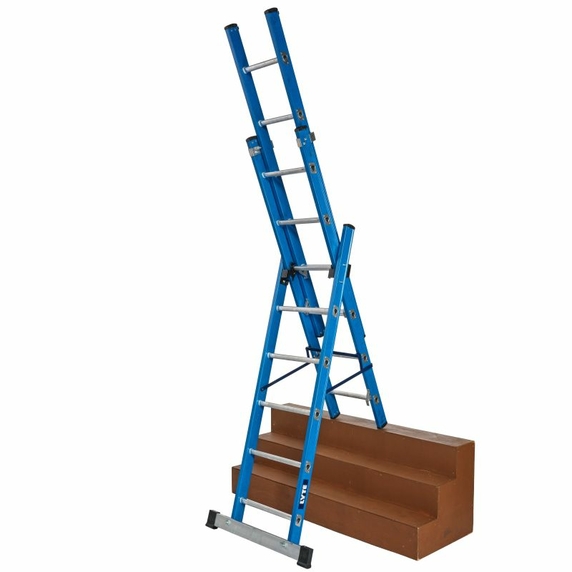 Lyte GFLCL6 Professional Glassfibre Combination Ladder (3x6 Rung - 3.2m)