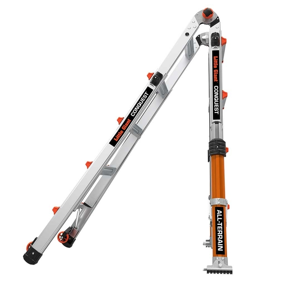Little Giant Conquest 4-Tread All-Terrain Aluminium Multi-Purpose Ladder