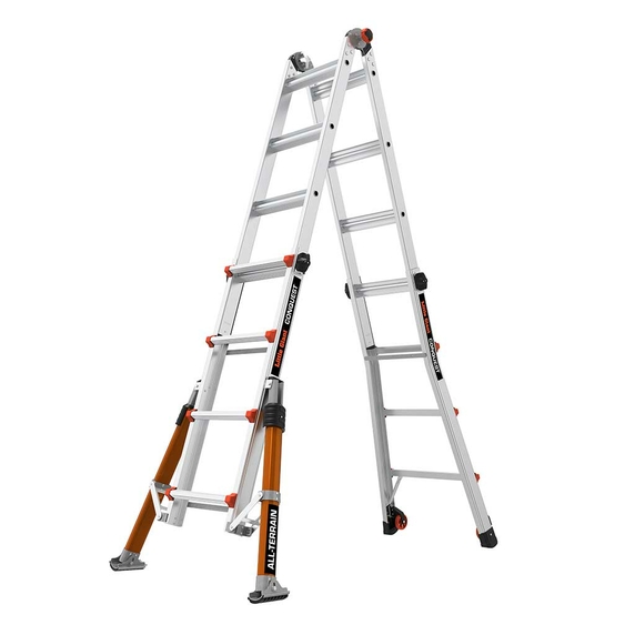 Little Giant Conquest 6-Tread All-Terrain Aluminium Multi-Purpose Ladder