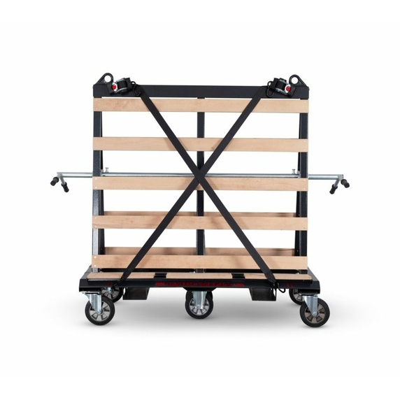 Armorgard LoadAll LA1500 PRO 4-Wheel Board Trolley with SafeStop Deadman Brake - 1500kg