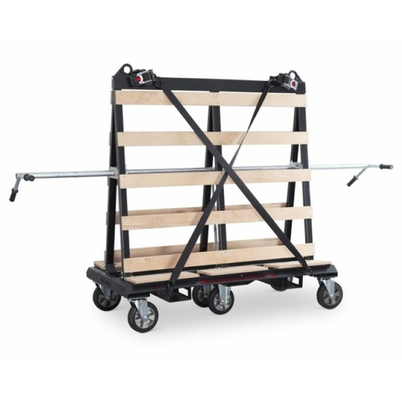Armorgard LoadAll LA1500 PRO 4-Wheel Board Trolley with SafeStop Deadman Brake - 1500kg