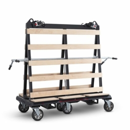 Armorgard LoadAll LA1500 PRO 4-Wheel Board Trolley with SafeStop Deadman Brake - 1500kg