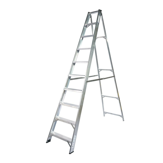 Lyte MagnaStep 10 Tread Aluminium Swingback Stepladder