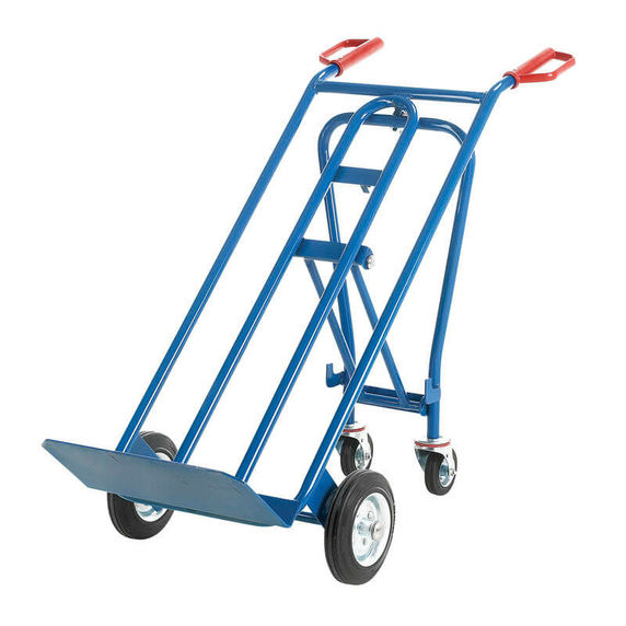 Redhill Loadtek ST55 3-Position Steel Sack Truck with Solid Wheels - 250kg