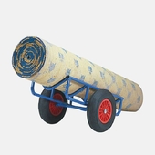 Redhill Pipe, Beam & Carpet Trolley - 350kg