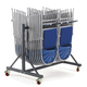 Redhill Low Hanging Folding Chair Storage Trolley (2 Rows) - 200kg