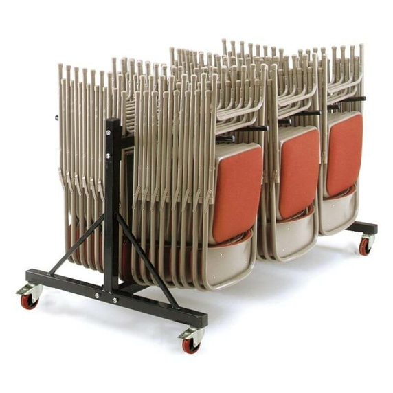 Redhill Low Hanging Folding Chair Storage Trolley (3 Rows) - 300kg