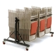 Redhill Low Hanging Folding Chair Storage Trolley (3 Rows) - 300kg