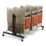 Redhill Low Hanging Folding Chair Storage Trolley (3 Rows) - 300kg