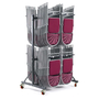 Redhill High Hanging Folding Chair Storage Trolley (2 Rows) - 400kg