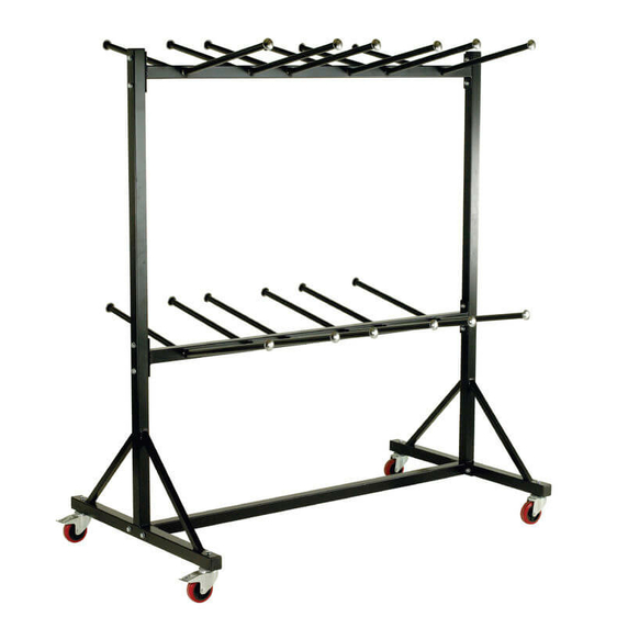 Redhill High Hanging Folding Chair Storage Trolley (3 Rows) - 600kg