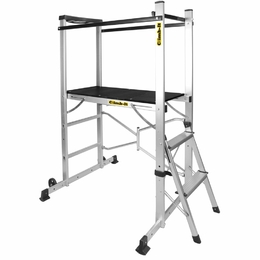 Climb-It Three-Tread Folding Aluminium Work Platform (994mm Platform)
