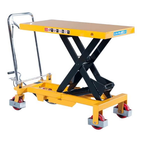 300kg Single Lift Mobile Scissor Lift Table