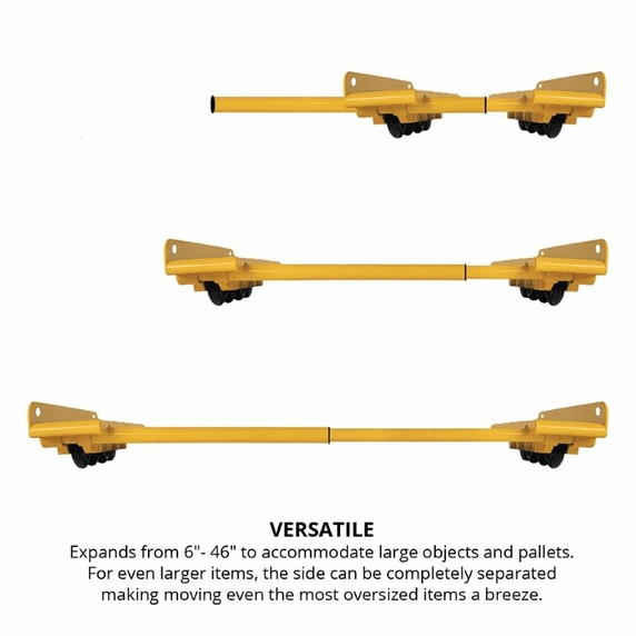 Rhino Cart All-Terrain Steel Extending Dolly - 900kg