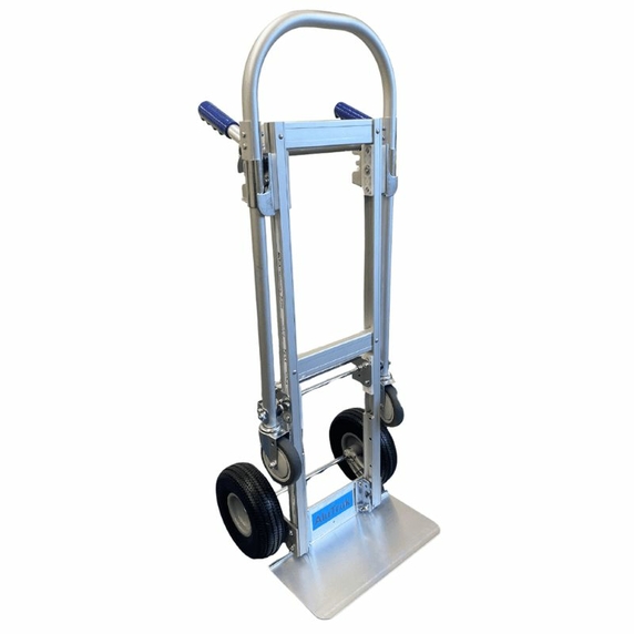 Alutruk 2-in-1 Convertible Aluminium Sack Truck with Puncture Proof Wheels