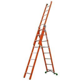 TB Davies INSUL8-C Industrial 2.6m Fibreglass Combination Ladder (5.6m Extended Length)