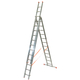 TB Davies Genia 3.8m Aluminium Professional Combination Ladder (3x12 Rung - 8.9m Extended Length)