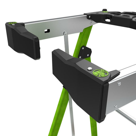 Little Giant Fortress 3-Tread Fibreglass GRP Platform Stepladder with Guardrail & Tool Tray (0.8m Platform)