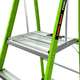 Little Giant Fortress 6-Tread Fibreglass GRP Platform Stepladder with Guardrail & Tool Tray (1.68m Platform)