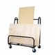 Stubbs Four Wheel Board & Panel Trolley with Removable Basket - 250kg