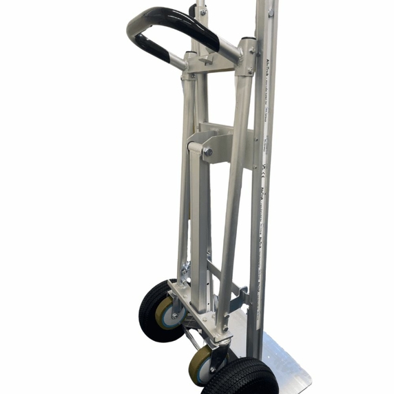 Alutruk 3-in-1 Convertible Aluminium Sack Truck with Puncture Proof Wheels - 300kg