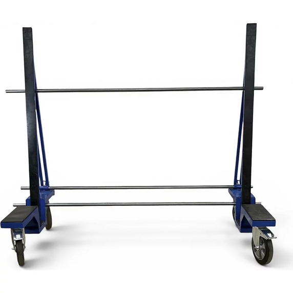 Telescopic Board & Panel Trolley with Pneumatic Wheels - 700kg