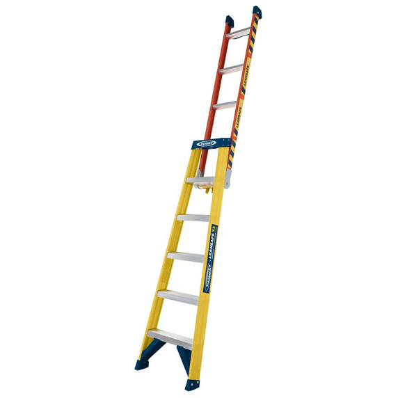 Werner Leansafe X3 Fibreglass 3-in-1 Multi-Purpose Ladder (2.9m Extended Length)