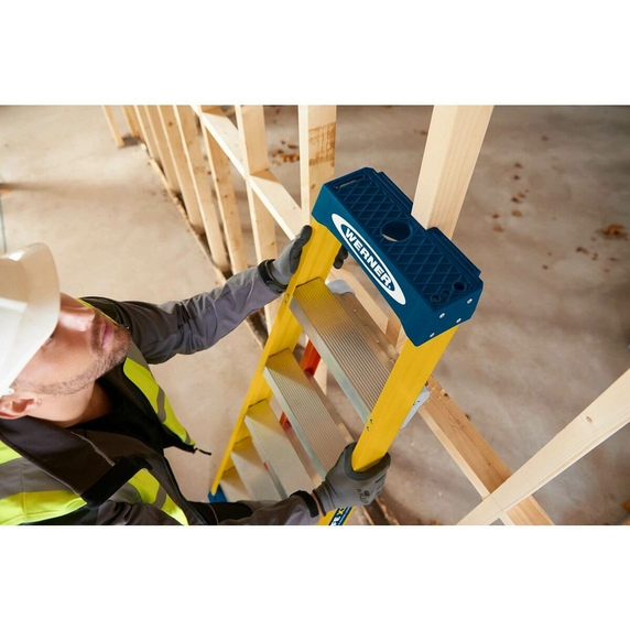 Werner Leansafe X3 Fibreglass 3-in-1 Multi-Purpose Ladder (2.9m Extended Length)
