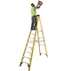 Werner Fibreglass Swingback Stepladder - 12 Tread