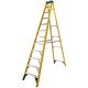 Werner Fibreglass Swingback Stepladder - 12 Tread