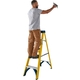 Werner Fibreglass Swingback Stepladder - 5 Tread