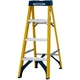 Werner Fibreglass Swingback Stepladder - 4 Tread