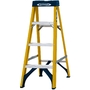 Werner Fibreglass Swingback Stepladder - 4 Tread
