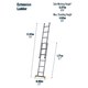 Werner 3 in 1 Combination Ladder (2x6 Rung - 2.4m Extended Length)