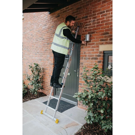 Werner 3 in 1 Combination Ladder (2x6 Rung - 2.4m Extended Length)